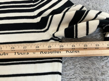 Load image into Gallery viewer, Lauren Ralph Lauren Dress Womens Extra Large Black White Nylon Bodycon Sweater