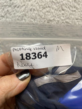 Load image into Gallery viewer, Adidas Jacket Adult Large Navy Full Zip Three Stripes Logo Windbreaker Mens