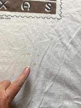 Load image into Gallery viewer, VTG USA Texas Shirt Adult Large Single Stitch USPS 1845 Commemorative Stamp 90s