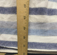 Load image into Gallery viewer, BCBGeneration Dress Womens Medium Ivory Blue Striped Lace Up Peasant Boho Tunic