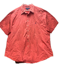 Load image into Gallery viewer, Ralph Lauren Shirt Adult 3XLT Tall Red Button Up Casual Purple Pony Collared Men