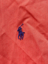 Load image into Gallery viewer, Ralph Lauren Shirt Adult 3XLT Tall Red Button Up Casual Purple Pony Collared Men