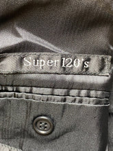 Load image into Gallery viewer, Calvin Klein Sport Coat Mens 46 Navy Pinstriped Single Breasted Super 120s Wool