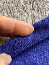 Load image into Gallery viewer, J Crew Sweater Womens Extra Large Blue Merino Wool V-Neck Oversized Pullover