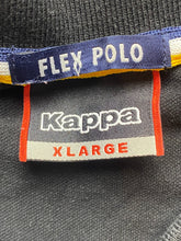 Load image into Gallery viewer, Kappa Shirt Adult Extra Large Black Striped Side Flex Casual Golf Polo Mens