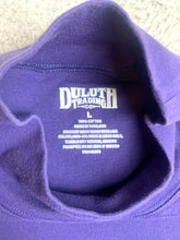 Load image into Gallery viewer, Duluth Trading Shirt Adult Large Purple Turtleneck Base Layer Pullover Mens