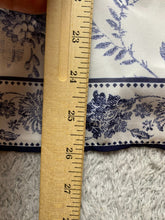 Load image into Gallery viewer, Antonio Melani Shirt Womens Medium Denim White Boho Peasant Halter MSRP $119 NWT