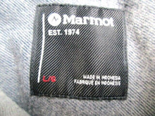 Load image into Gallery viewer, Marmot Shirt Adult Large Gray Button Up Chest Pocket Casual Embroidered Logo Men
