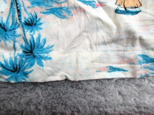 Load image into Gallery viewer, George Shirt Adult 3XL Hawaiian Aloha Palm Tree Sailboat AOP White Pink Teal Men