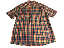 Load image into Gallery viewer, Duluth Trading Shirt Adult Extra Large Tall Navy Orange Plaid Untucked Mens