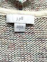 Load image into Gallery viewer, J Jill Sweater Womens Large Rainbow Pastel Cardigan Oversized Linen Nylon Blend