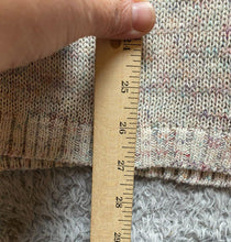 Load image into Gallery viewer, J Jill Sweater Womens Large Rainbow Pastel Cardigan Oversized Linen Nylon Blend