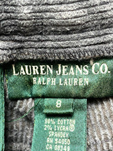 Load image into Gallery viewer, Ralph Lauren Jeans Womens 8 (29x28.5) Gray Straight Leg Corduroy Spandex Stretch