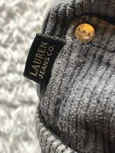 Load image into Gallery viewer, Ralph Lauren Jeans Womens 8 (29x28.5) Gray Straight Leg Corduroy Spandex Stretch