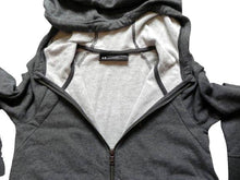 Load image into Gallery viewer, Under Armour Sweatshirt Womens Small Loose Full Zip Hoodie Sweater Stripe Ladies