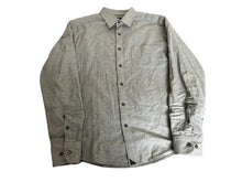 Load image into Gallery viewer, UNTUCKit Shirt Adult Medium Gray Button Up Flannel Solid Chest Pocket Casual Men