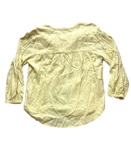 Load image into Gallery viewer, Anthropologie Joie Shirt Womens Medium Yellow Button Up Oversized Linen Rayon