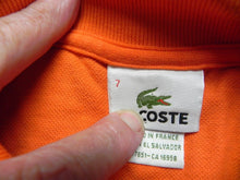 Load image into Gallery viewer, Lacoste Shirt Adult 7 2XL XXL Patch Logo Preppy Casual Collared Golf Polo Mens