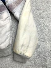 Load image into Gallery viewer, VTG Current Seen Jacket Adult Small Blue Ivory Zip Up Snap Ski Snow Coat Mens