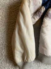 Load image into Gallery viewer, VTG Current Seen Jacket Adult Small Blue Ivory Zip Up Snap Ski Snow Coat Mens