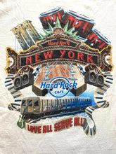 Load image into Gallery viewer, Hard Rock Cafe New York City Shirt Adult Extra Large White LOVE SERVE ALL Mens