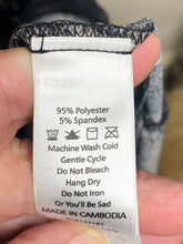 Load image into Gallery viewer, LuLaRoe Dress Womens 3XL XXXL Black Gray Maxi Long Tiered Lagenlook Spandex Lady