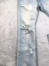 Load image into Gallery viewer, Civil Regime Jeans Adult 30x32 Blue Destroyed Rugged Thrash Zip Accent Denim Men