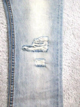 Load image into Gallery viewer, Civil Regime Jeans Adult 30x32 Blue Destroyed Rugged Thrash Zip Accent Denim Men