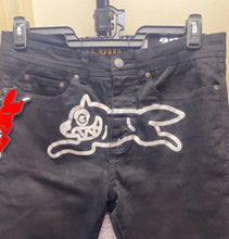 Load image into Gallery viewer, BBC Ice Cream Jeans Adult 32X32 Black Running Dog Graphic Logo Mens NWT