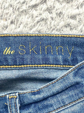 Load image into Gallery viewer, 7 For All Mankind Jeans Womens 29x29.5 Whiskered Skinny Spandex Stretch Denim