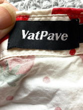 Load image into Gallery viewer, VTG VATPAVE Shirt Adult 2XL XXL Red White AOP Strawberry Button Up Hawaiian Mens