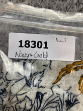 Load image into Gallery viewer, Anthropologie Hinge Dress Womens Small Navy Gold Hippie Peasant Boho Swing Flare