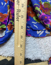 Load image into Gallery viewer, Anthropologie Girls From Savoy Shirt Womens Small AOP Flower Artsy Boho Wrap
