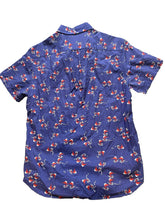 Load image into Gallery viewer, J Crew Shirt Adult Medium Blue Button Up AOP Long Nose Fish Casual Collared Mens