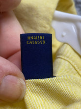 Load image into Gallery viewer, Ralph Lauren Shirt Adult Medium Yellow Flesh Pony Button Up Casual Collared Mens