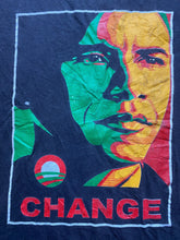 Load image into Gallery viewer, Barack Obama Shirt Adult Large Black History In The Making Change 2 Sided Mens