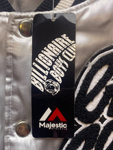 Load image into Gallery viewer, Billionaire Boys Club Jacket Adult Medium Sliver Majestic EVA Spell Out Mens NWT