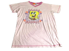 Load image into Gallery viewer, VTG Spongebob Squarepants Shirt Womens OSFM Pink Y2K Nickelodeon Oversized