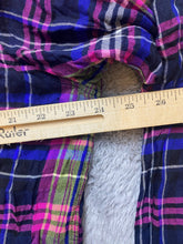 Load image into Gallery viewer, Torrid Shirt Womens 3 3X Pink Yellow Plaid Button Up Rayon Casual Plus Ladies