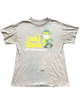 Load image into Gallery viewer, VTG Lucky Charms Shirt Adult Medium Gray Magically Delicious Leprechaun 90s Mens