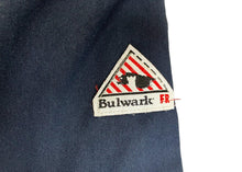 Load image into Gallery viewer, Bulwark Jacket  Adult Extra Large Navy Blue FR Protective Apparel Snaps Mens