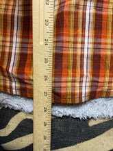 Load image into Gallery viewer, Prana Shirt Adult Extra Large Orange Plaid Organic Embroidered Button Down Mens