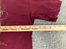 Load image into Gallery viewer, Hard Rock Shirt Adult Large Maroon Gatlinburg Lightning Guitar Streetwear Mens