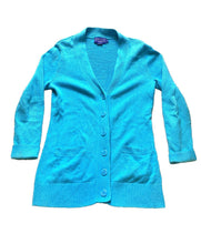 Load image into Gallery viewer, Pendleton Sweater Womens Small Blue Button Front Cardigan Woolen Mills Oversized