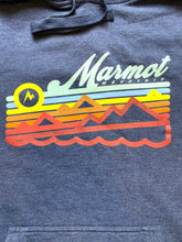 Load image into Gallery viewer, Marmot Sweatshirt Adult Large Heather Navy Mountain Fleece Hoodie Sweater Mens