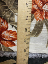 Load image into Gallery viewer, Caribbean Shirt Adult 3XB Taupe AOP Floral Hawaiian Aloha Button Up Silk Big Men