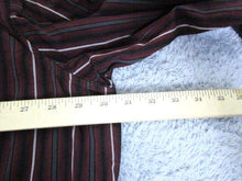 Load image into Gallery viewer, Apt.9  Shirt Adult 3XLT Button Up Long Sleeve Striped Casual Camp Collared Mens