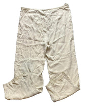 Load image into Gallery viewer, Eileen Fisher Pants Womens Large (37x29) Beige Flat Front Silk Spandex Ladies