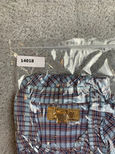 Load image into Gallery viewer, Snoop Dogg Shirt Adult 2XL XXL Blue Red Plaid Button Up Casual Camp Pocket Mens