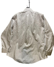 Load image into Gallery viewer, Brooks Brothers Shirt Adult 16.5-34 Gray Black Striped  Button Up Dress Mens